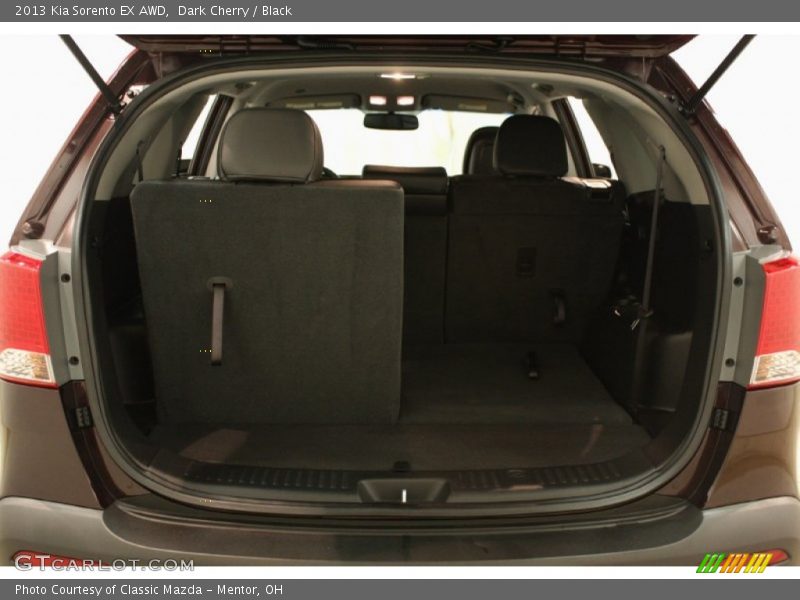 Dark Cherry / Black 2013 Kia Sorento EX AWD