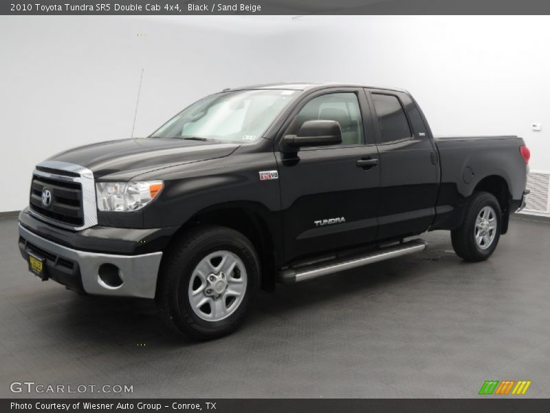 Black / Sand Beige 2010 Toyota Tundra SR5 Double Cab 4x4