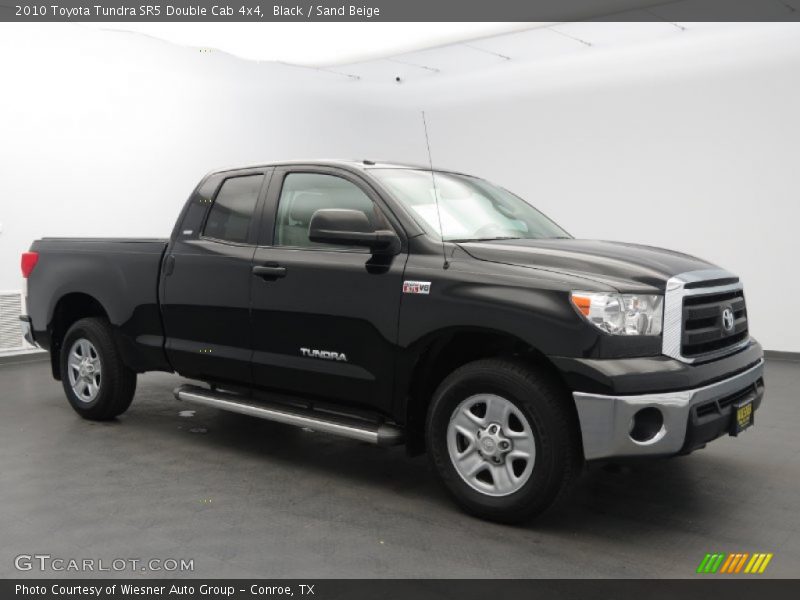 Black / Sand Beige 2010 Toyota Tundra SR5 Double Cab 4x4