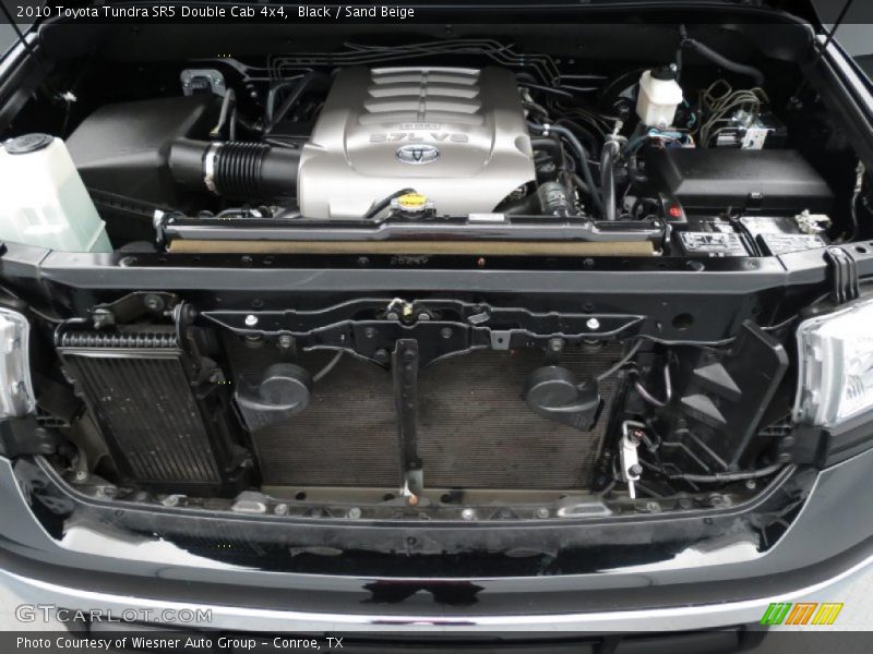 Black / Sand Beige 2010 Toyota Tundra SR5 Double Cab 4x4