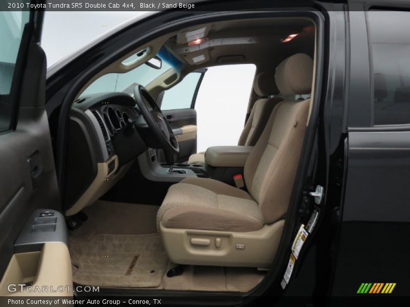 Black / Sand Beige 2010 Toyota Tundra SR5 Double Cab 4x4