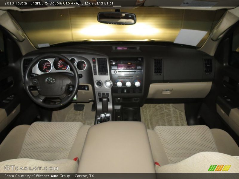 Black / Sand Beige 2010 Toyota Tundra SR5 Double Cab 4x4