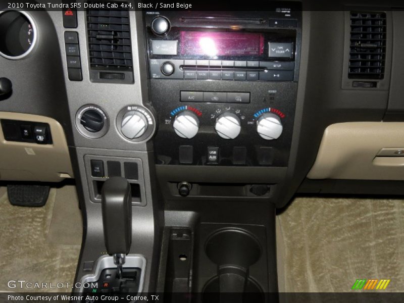 Black / Sand Beige 2010 Toyota Tundra SR5 Double Cab 4x4