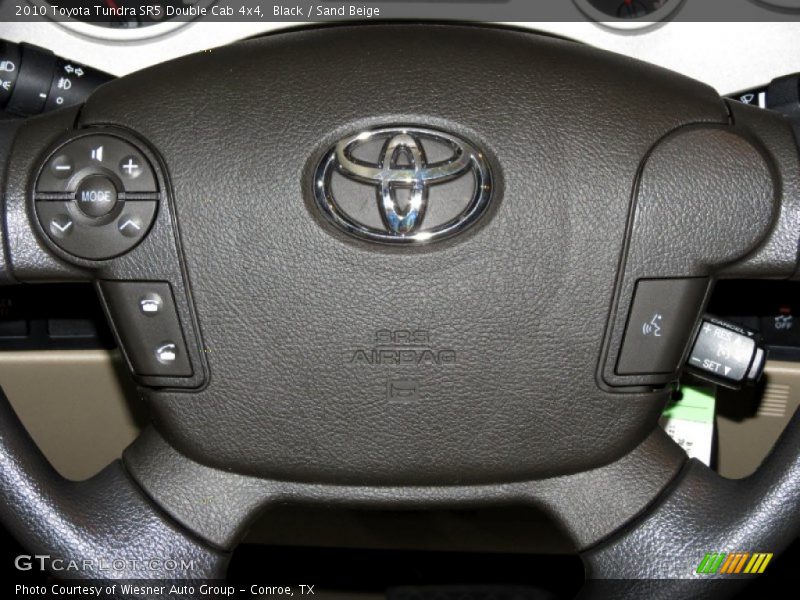 Black / Sand Beige 2010 Toyota Tundra SR5 Double Cab 4x4