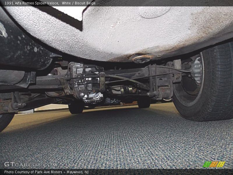 Undercarriage of 1991 Spider Veloce