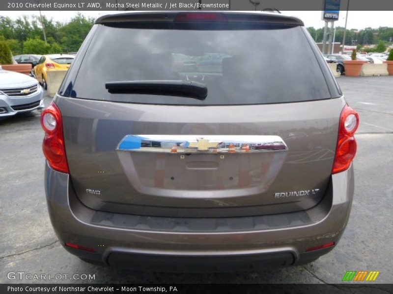 Mocha Steel Metallic / Jet Black/Brownstone 2010 Chevrolet Equinox LT AWD