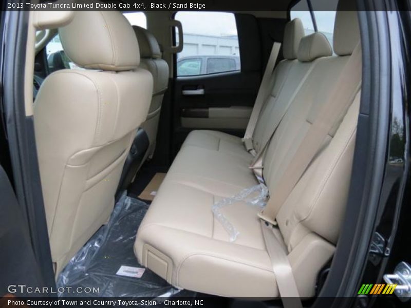 Rear Seat of 2013 Tundra Limited Double Cab 4x4