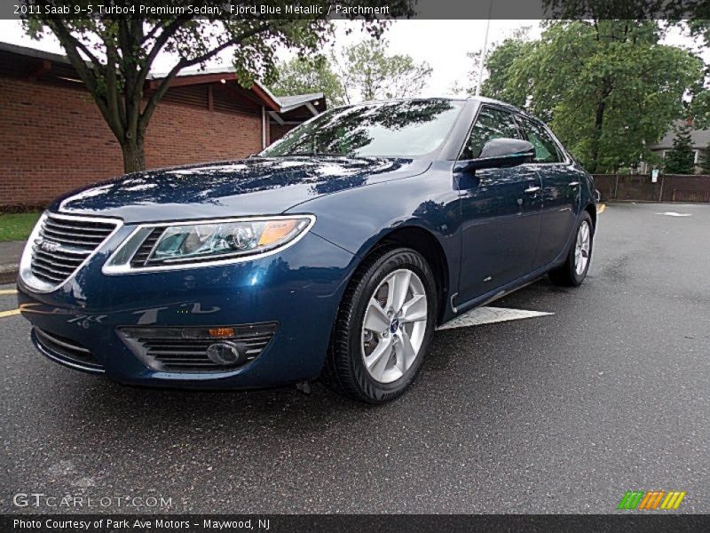 Fjord Blue Metallic / Parchment 2011 Saab 9-5 Turbo4 Premium Sedan