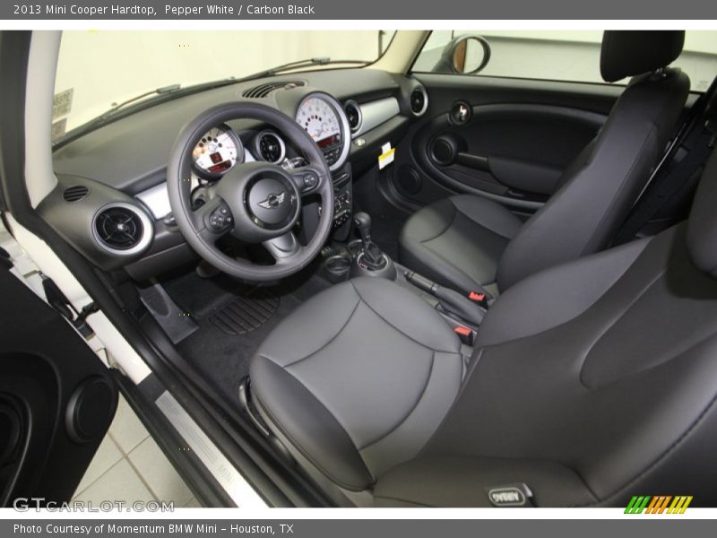 Pepper White / Carbon Black 2013 Mini Cooper Hardtop