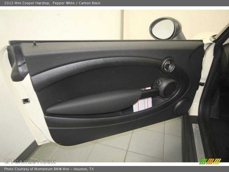 Pepper White / Carbon Black 2013 Mini Cooper Hardtop