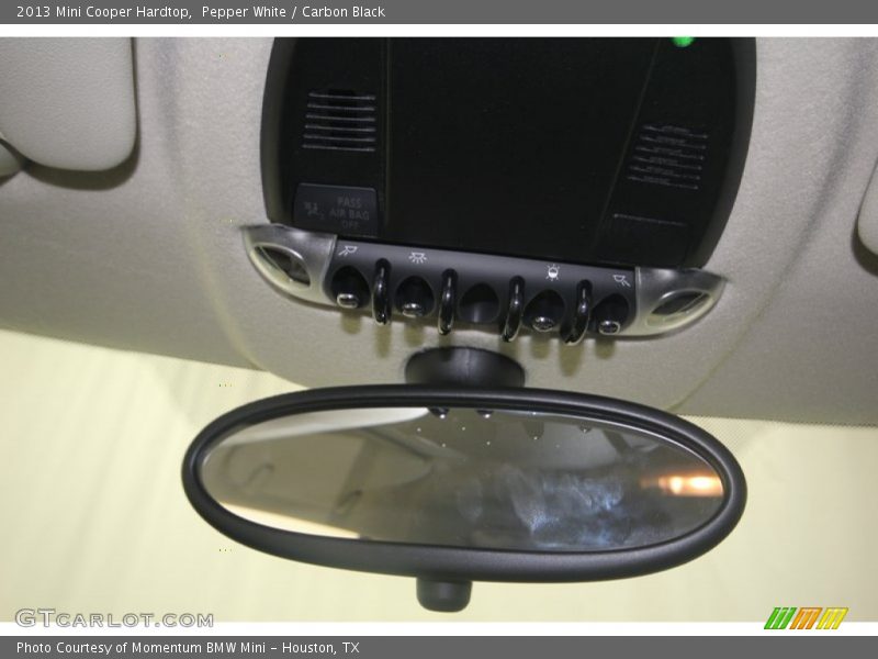 Pepper White / Carbon Black 2013 Mini Cooper Hardtop