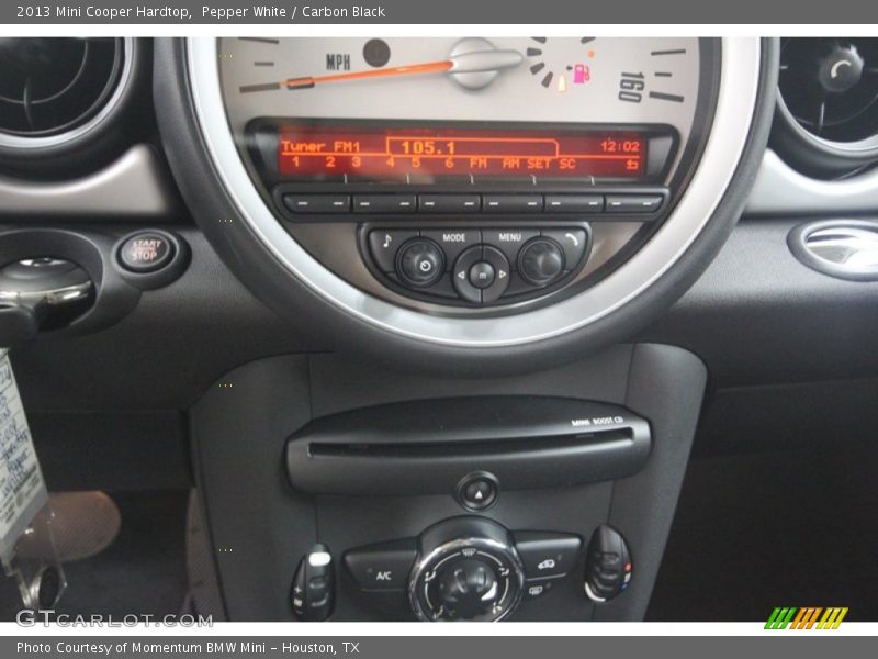Pepper White / Carbon Black 2013 Mini Cooper Hardtop