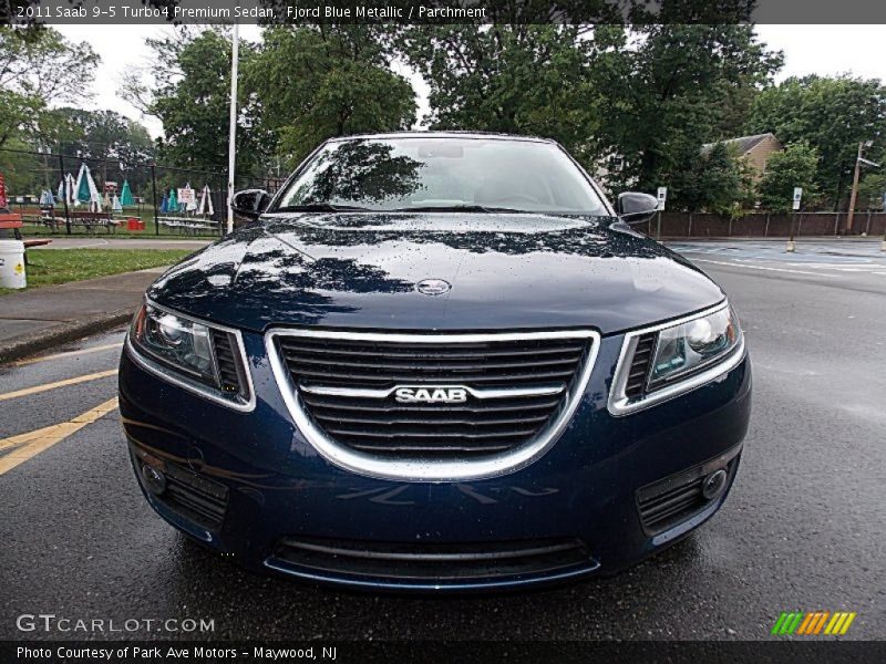 Fjord Blue Metallic / Parchment 2011 Saab 9-5 Turbo4 Premium Sedan