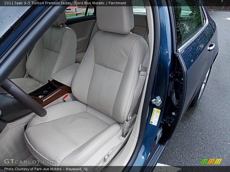 Fjord Blue Metallic / Parchment 2011 Saab 9-5 Turbo4 Premium Sedan