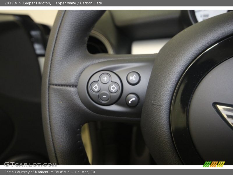 Pepper White / Carbon Black 2013 Mini Cooper Hardtop