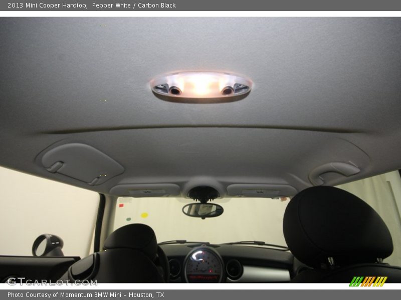 Pepper White / Carbon Black 2013 Mini Cooper Hardtop