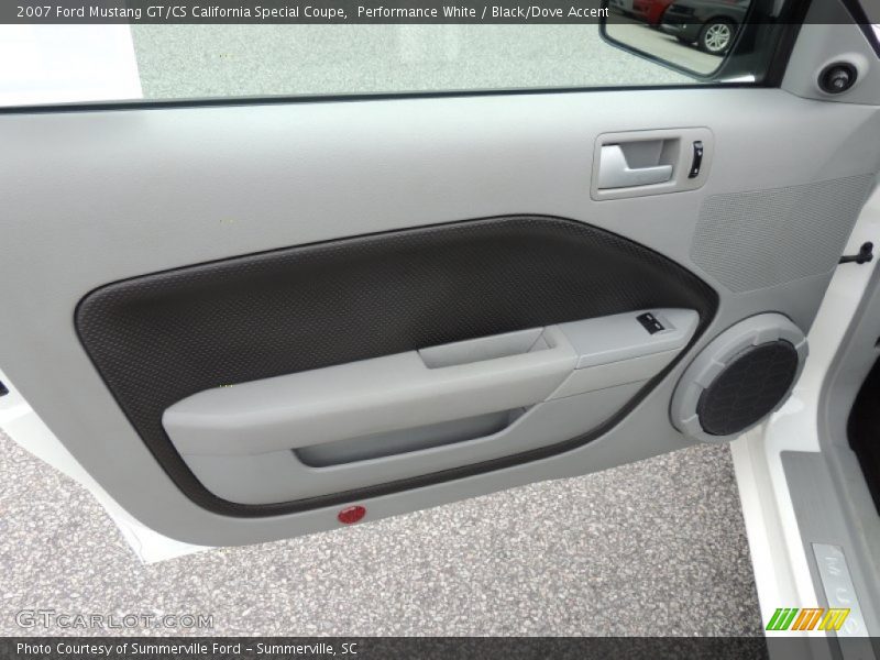 Performance White / Black/Dove Accent 2007 Ford Mustang GT/CS California Special Coupe