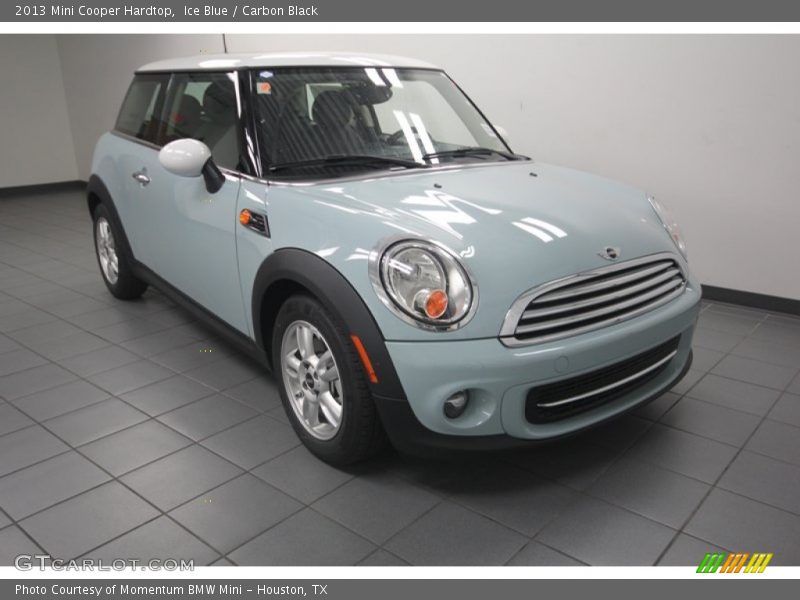 Ice Blue / Carbon Black 2013 Mini Cooper Hardtop