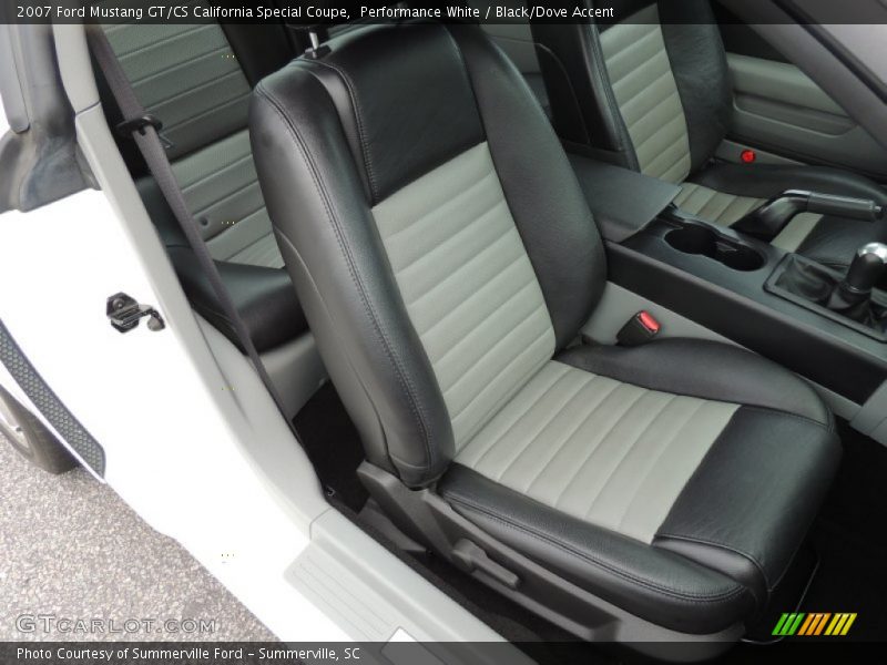 Performance White / Black/Dove Accent 2007 Ford Mustang GT/CS California Special Coupe