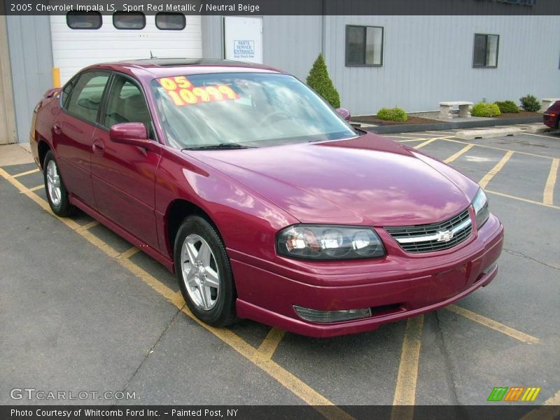 Sport Red Metallic / Neutral Beige 2005 Chevrolet Impala LS