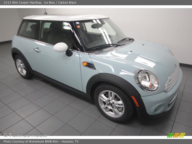 Ice Blue / Carbon Black 2013 Mini Cooper Hardtop