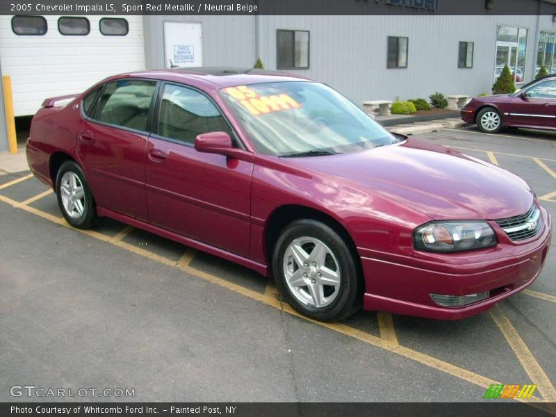 Sport Red Metallic / Neutral Beige 2005 Chevrolet Impala LS
