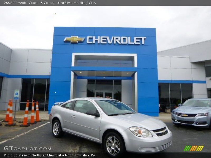 Ultra Silver Metallic / Gray 2008 Chevrolet Cobalt LS Coupe