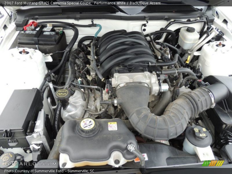 Performance White / Black/Dove Accent 2007 Ford Mustang GT/CS California Special Coupe