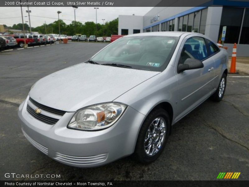 Ultra Silver Metallic / Gray 2008 Chevrolet Cobalt LS Coupe
