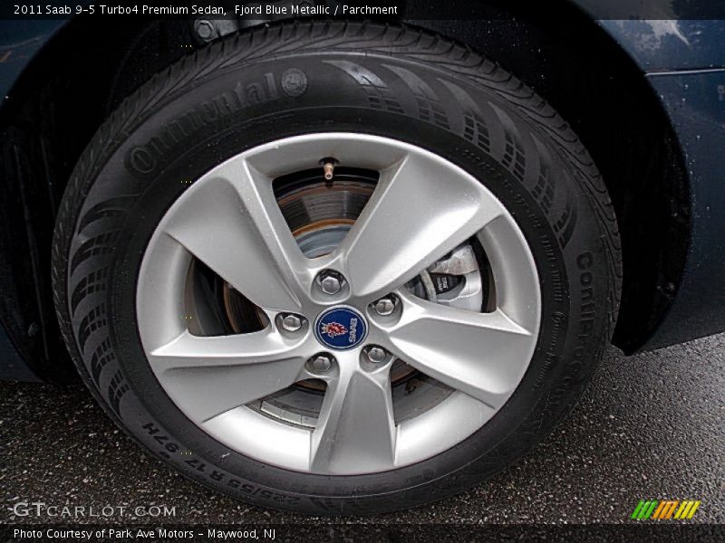 Fjord Blue Metallic / Parchment 2011 Saab 9-5 Turbo4 Premium Sedan