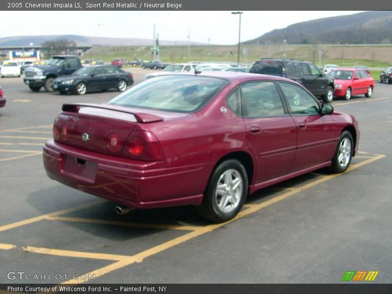 Sport Red Metallic / Neutral Beige 2005 Chevrolet Impala LS