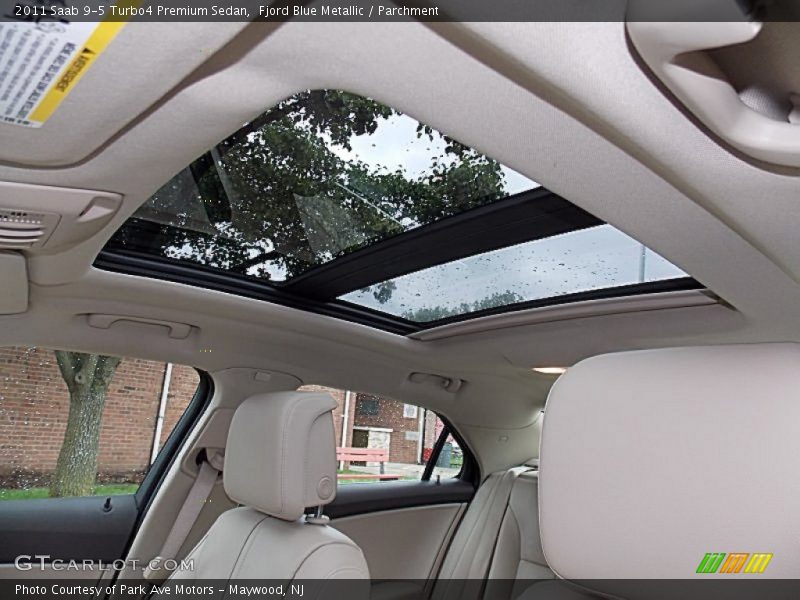 Fjord Blue Metallic / Parchment 2011 Saab 9-5 Turbo4 Premium Sedan