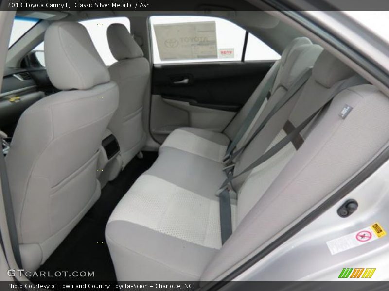 Classic Silver Metallic / Ash 2013 Toyota Camry L
