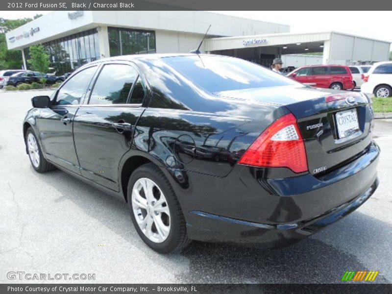 Black / Charcoal Black 2012 Ford Fusion SE