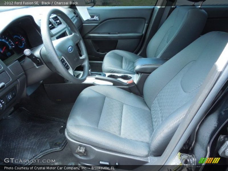 Black / Charcoal Black 2012 Ford Fusion SE