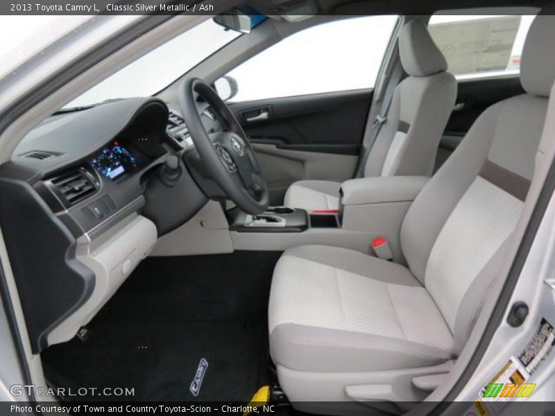  2013 Camry L Ash Interior