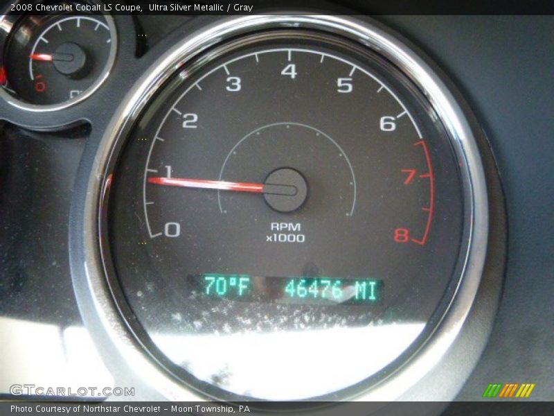 Ultra Silver Metallic / Gray 2008 Chevrolet Cobalt LS Coupe