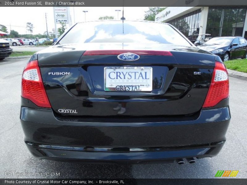 Black / Charcoal Black 2012 Ford Fusion SE