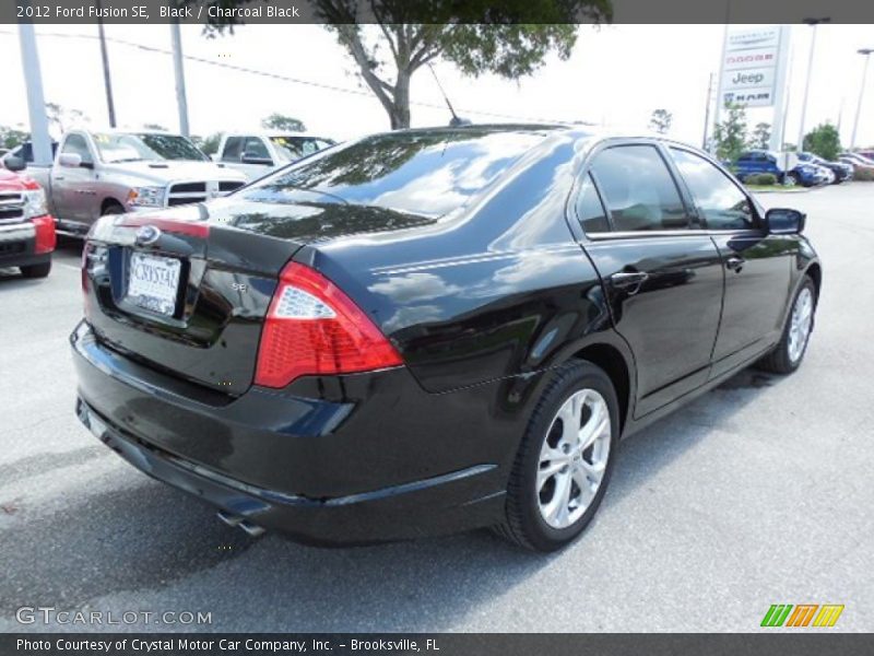 Black / Charcoal Black 2012 Ford Fusion SE