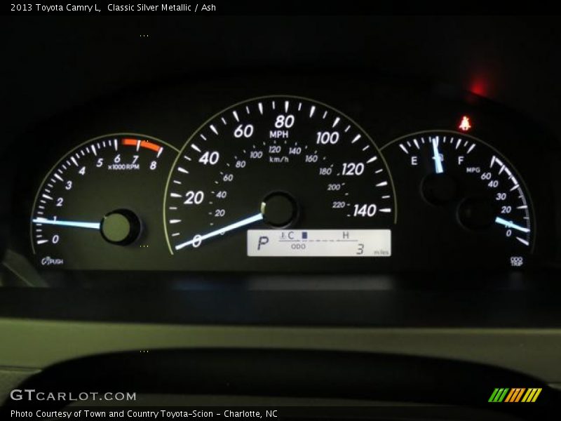  2013 Camry L L Gauges