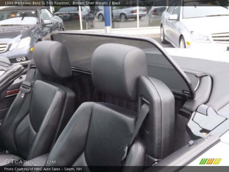 Brilliant Silver Metallic / Black 1999 Mercedes-Benz SL 500 Roadster