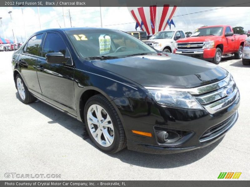Black / Charcoal Black 2012 Ford Fusion SE