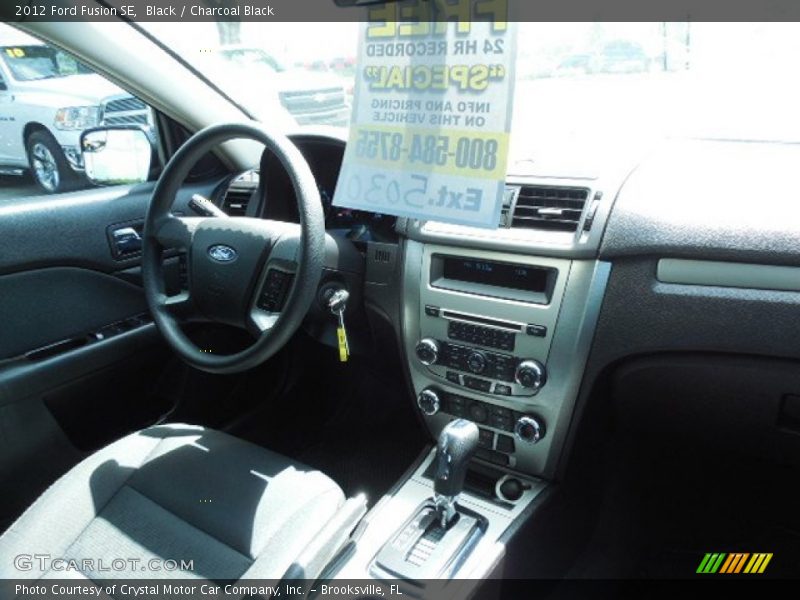 Black / Charcoal Black 2012 Ford Fusion SE