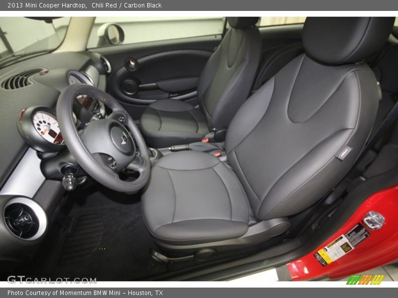 Chili Red / Carbon Black 2013 Mini Cooper Hardtop