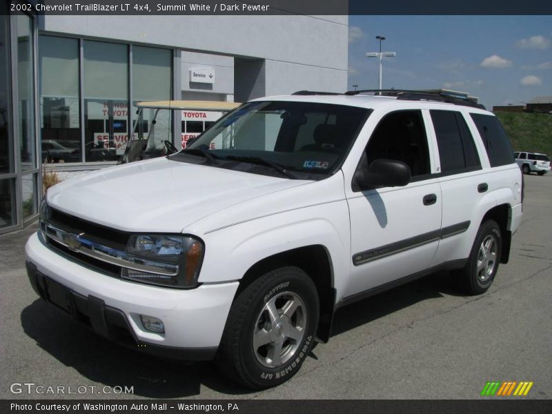 Summit White / Dark Pewter 2002 Chevrolet TrailBlazer LT 4x4