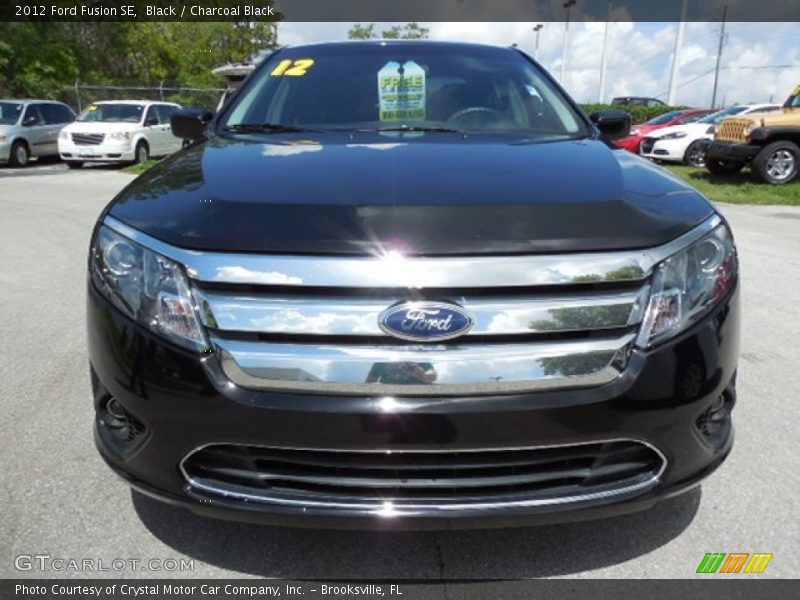 Black / Charcoal Black 2012 Ford Fusion SE
