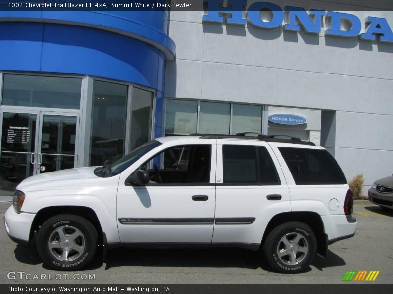 Summit White / Dark Pewter 2002 Chevrolet TrailBlazer LT 4x4