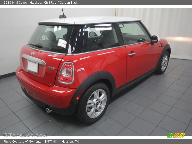 Chili Red / Carbon Black 2013 Mini Cooper Hardtop