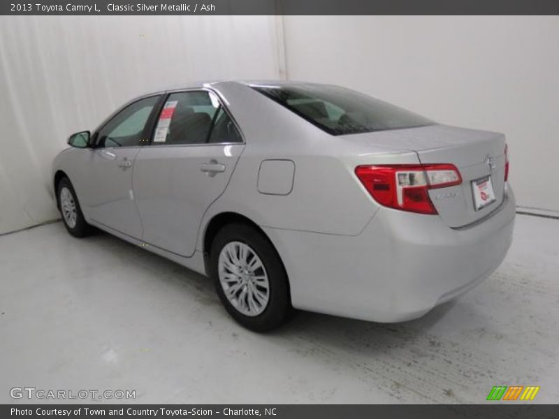 Classic Silver Metallic / Ash 2013 Toyota Camry L