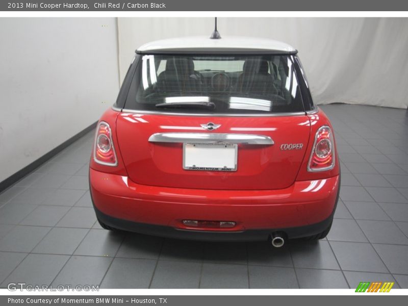 Chili Red / Carbon Black 2013 Mini Cooper Hardtop